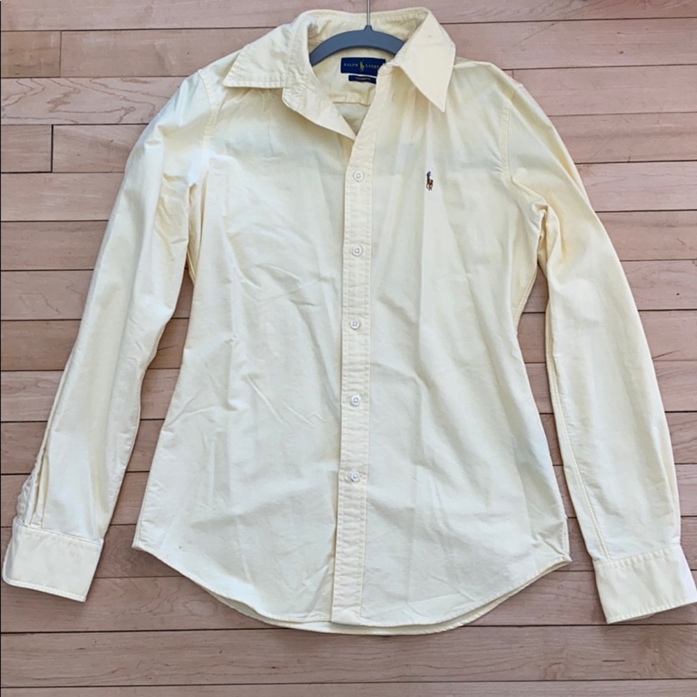 Yellow Ralph Lauren Button Down